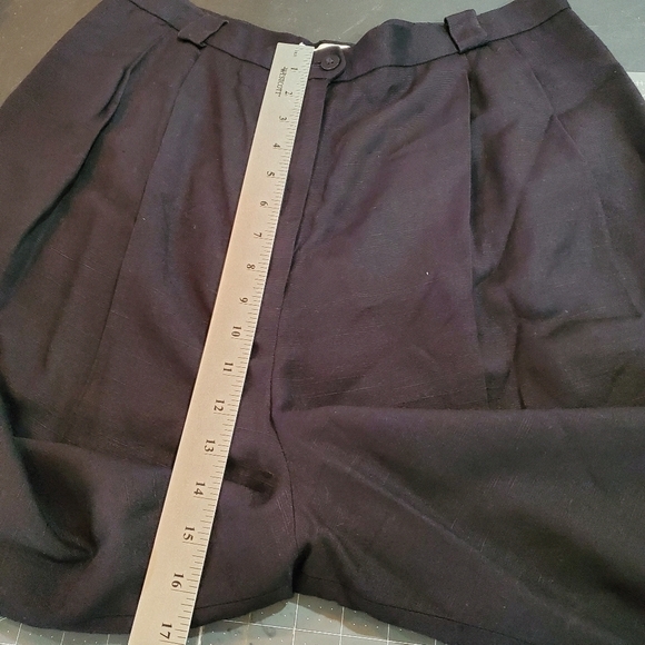 Vintage 90s JH Collectibles Black High Waisted Pleated Trouser Slacks Size 16 - Picture 10 of 11